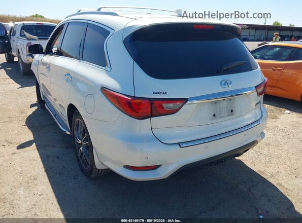 5N1DL0MM5HC545932 2017 INFINITI QX60 White Trasero izquierdo