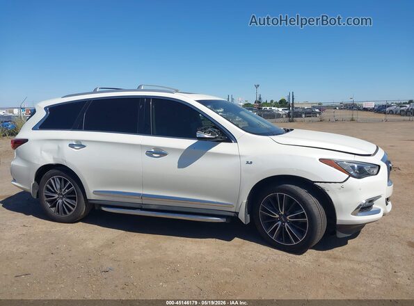 5N1DL0MM5HC545932 2017 INFINITI QX60 White Vista interior trasera