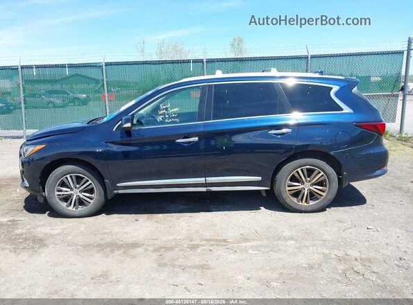 5N1DL0MM5KC510721 2019 INFINITI QX60 Blue Սալոնի 360 աստիճան տեսք