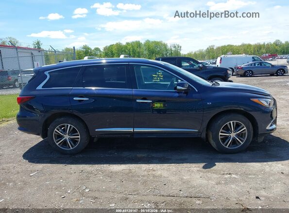 5N1DL0MM5KC510721 2019 INFINITI QX60 Blue Սալոնի հետևի տեսք