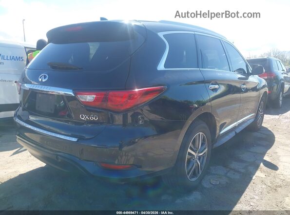 5N1DL0MM6HC519212 2017 INFINITI QX60 Black Rear right
