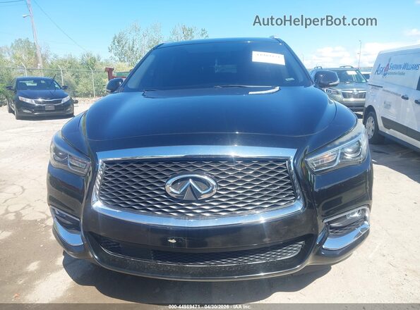 5N1DL0MM6HC519212 2017 INFINITI QX60 Black Instrument cluster view