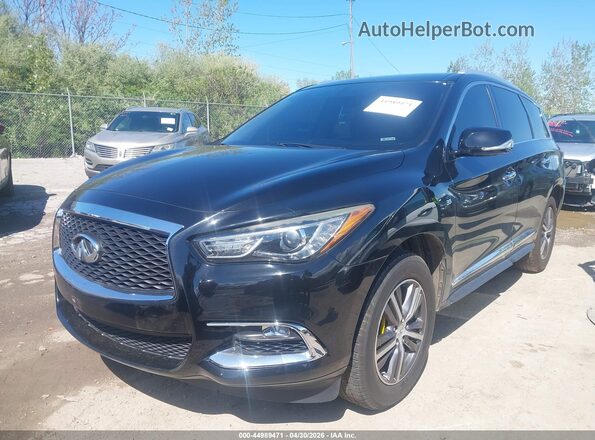 5N1DL0MM6HC519212 2017 INFINITI QX60 Black Front left