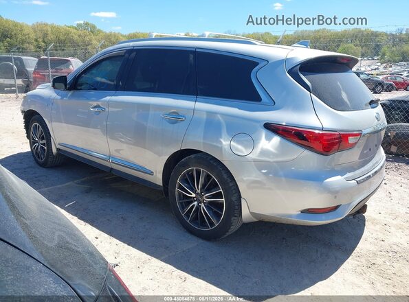 5N1DL0MM6HC544062 2017 INFINITI QX60 Silver უკანა მარცხენა