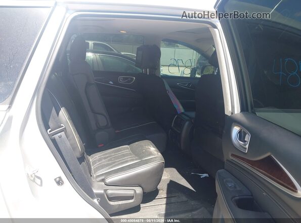 5N1DL0MM6HC544062 2017 INFINITI QX60 Silver VIN კოდის სტიკერის ხედი