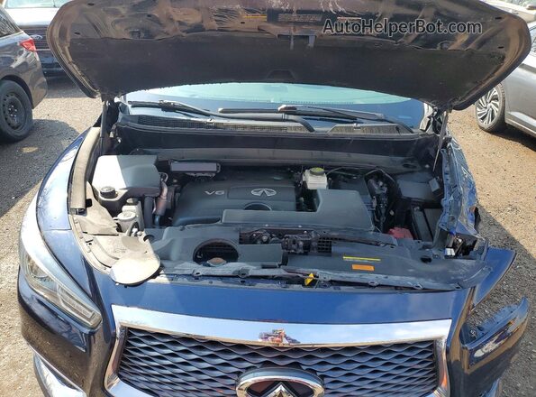 5N1DL0MM6JC510208 2018 INFINITI QX60 Blue Engine compartment view