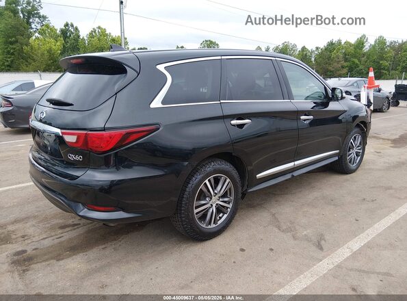 5N1DL0MM6KC565954 2019 INFINITI QX60 Black Հետևի աջ