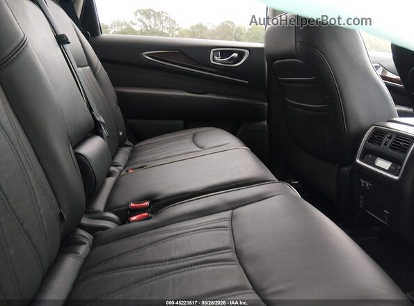 5N1DL0MM6LC504542 2020 INFINITI QX60 Black Widok naklejki z numerem VIN