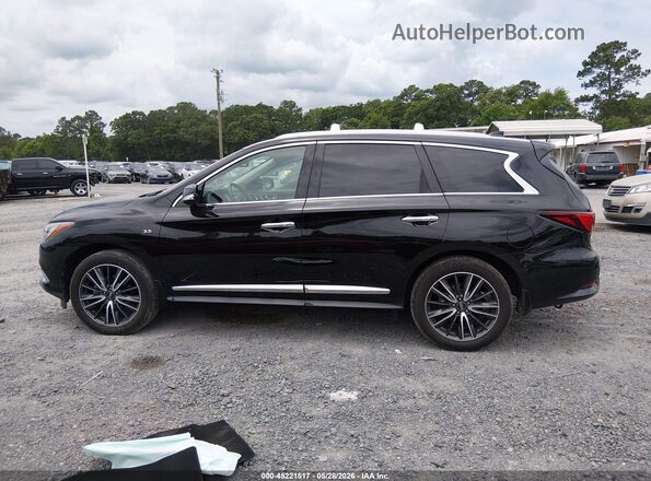 5N1DL0MM6LC504542 2020 INFINITI QX60 Black Widok wnętrza 360 stopni