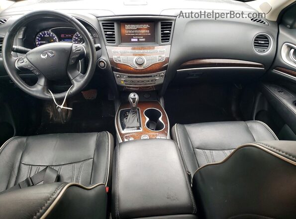 5N1DL0MM6LC541171 2020 INFINITI QX60 White Առջևի վահանակի տեսք