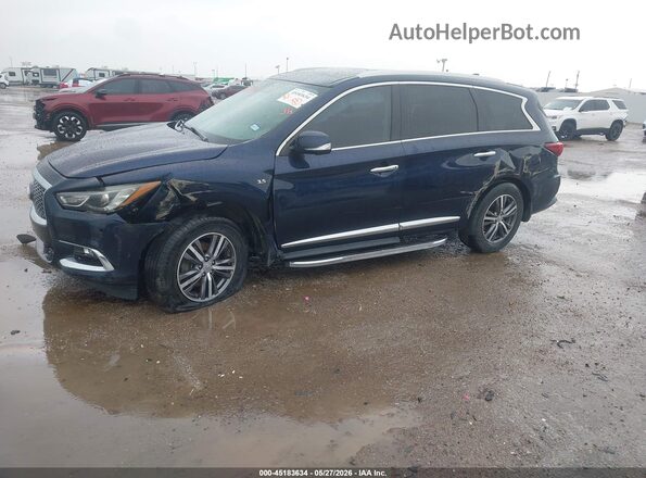 5N1DL0MM7HC508025 2017 INFINITI QX60 Blue წინა ხედი