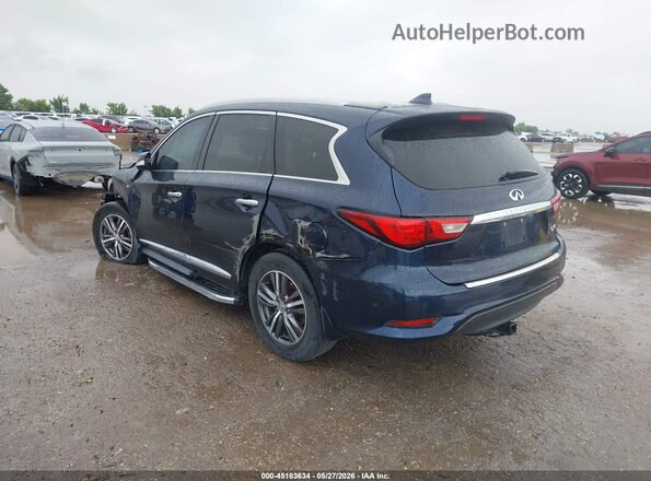 5N1DL0MM7HC508025 2017 INFINITI QX60 Blue უკანა მარცხენა