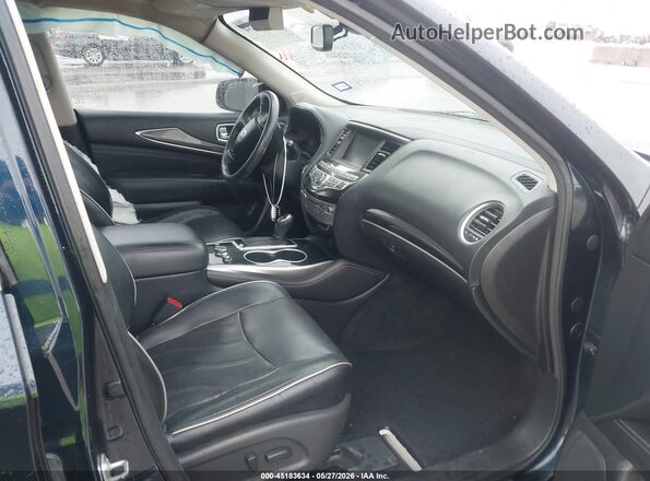 5N1DL0MM7HC508025 2017 INFINITI QX60 Blue წინა სალონის ხედი