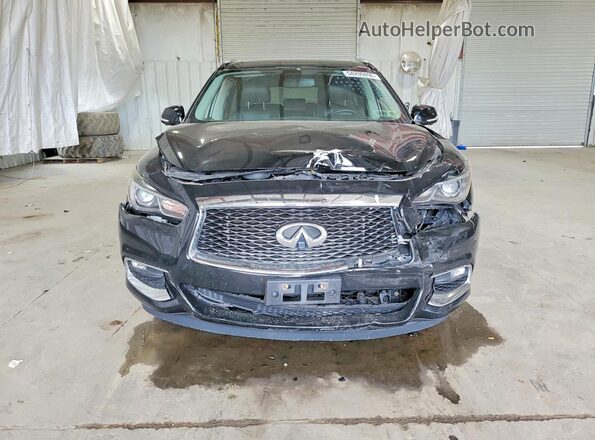 5N1DL0MM7HC552042 2017 INFINITI QX60 Black Vista frontal