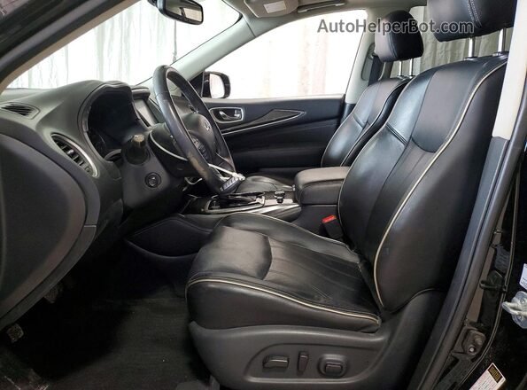 5N1DL0MM7HC552042 2017 INFINITI QX60 Black Vista interior delantera