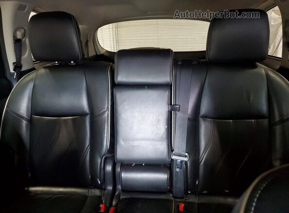 5N1DL0MM7HC552042 2017 INFINITI QX60 Black Vista de los asientos traseros