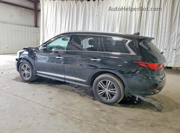 5N1DL0MM7HC552042 2017 INFINITI QX60 Black Trasero izquierdo