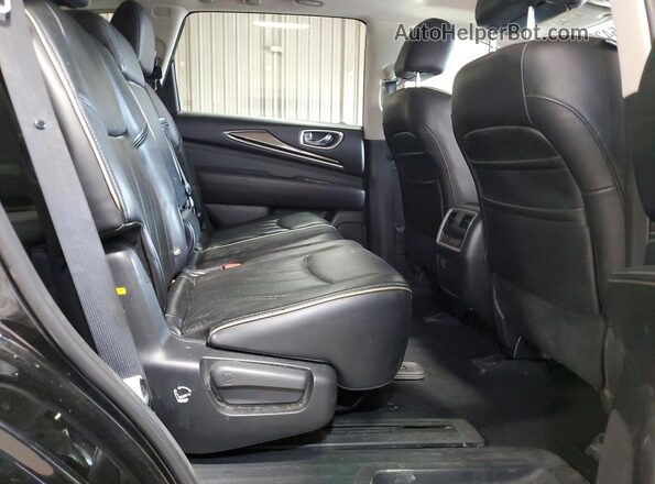 5N1DL0MM7HC552042 2017 INFINITI QX60 Black Vista interior trasera