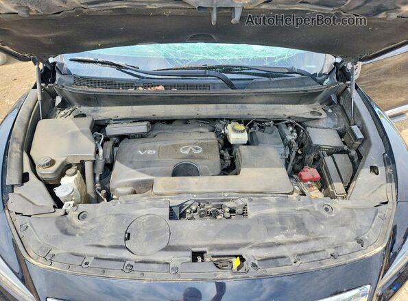 5N1DL0MM7HC558049 2017 INFINITI QX60 Черный Вид подкапотного пространства