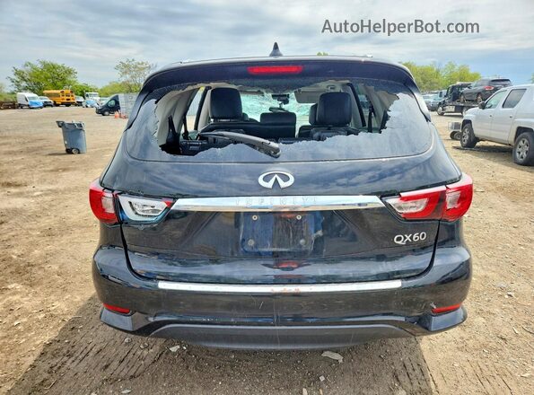 5N1DL0MM7HC558049 2017 INFINITI QX60 Черный Вид сзади