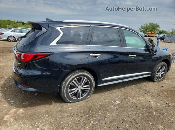 5N1DL0MM7HC558049 2017 INFINITI QX60 Черный Задняя правая четверть