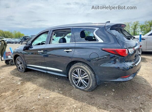 5N1DL0MM7HC558049 2017 INFINITI QX60 Черный Задняя левая четверть