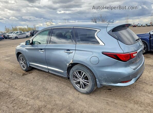 5N1DL0MM7JC516051 2018 INFINITI QX60 Серый Задняя левая четверть