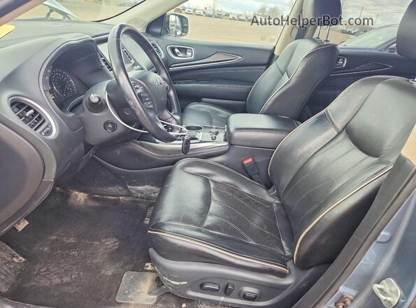 5N1DL0MM7JC516051 2018 INFINITI QX60 Серый Вид салона спереди