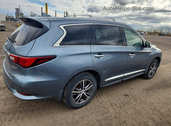 5N1DL0MM7JC516051 2018 INFINITI QX60 Серый Задняя правая четверть