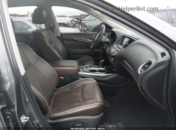 5N1DL0MM7KC513541 2019 INFINITI QX60 Silver Front interior view