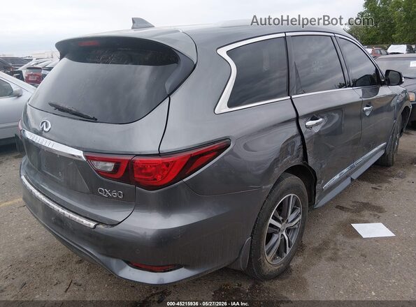 5N1DL0MM7KC513541 2019 INFINITI QX60 Silver Rear right