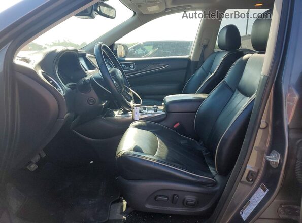 5N1DL0MM7KC524958 2019 INFINITI QX60 Gray Front interior view