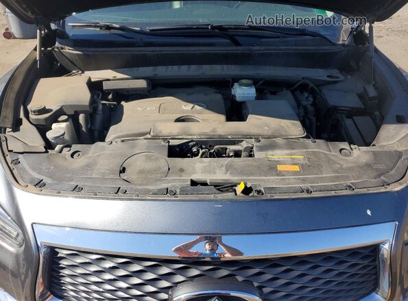 5N1DL0MM7KC524958 2019 INFINITI QX60 Gray Engine compartment view