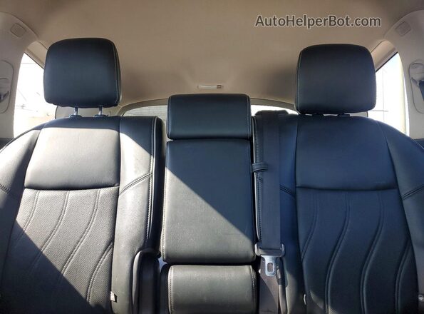 5N1DL0MM7KC524958 2019 INFINITI QX60 Gray Rear seats view