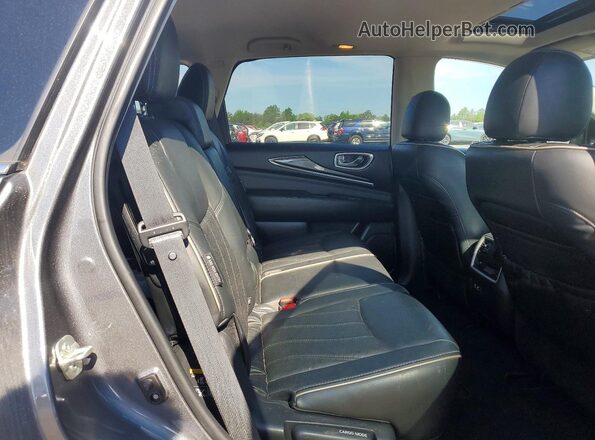 5N1DL0MM7KC524958 2019 INFINITI QX60 Gray Rear interior view