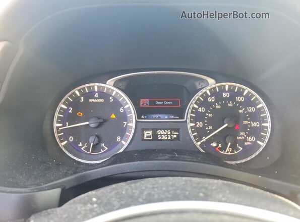 5N1DL0MM7KC524958 2019 INFINITI QX60 Gray Instrument cluster view
