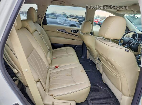 5N1DL0MM8HC525948 2017 INFINITI QX60 White Սալոնի հետևի տեսք