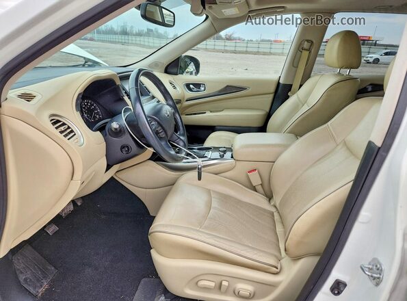 5N1DL0MM8HC525948 2017 INFINITI QX60 White Սալոնի դիմացի տեսք