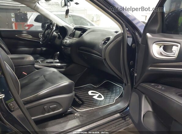 5N1DL0MM8JC529892 2018 INFINITI QX60 Navy წინა სალონის ხედი
