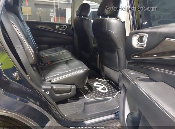5N1DL0MM8JC529892 2018 INFINITI QX60 Navy VIN კოდის სტიკერის ხედი