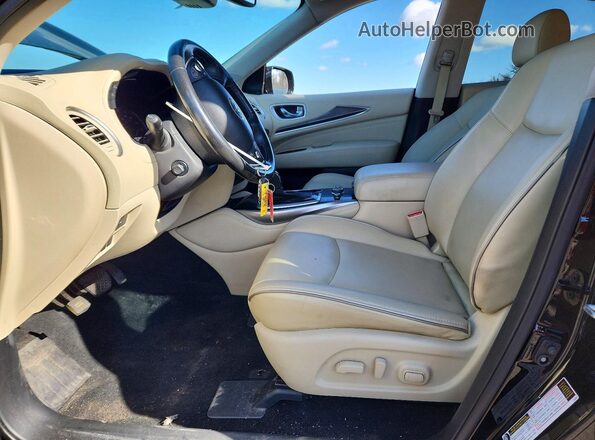 5N1DL0MM8KC527920 2019 INFINITI QX60 Черный Вид салона спереди