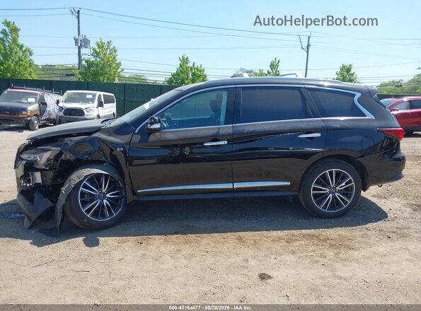 5N1DL0MM8KC569729 2019 INFINITI QX60 Black Սալոնի 360 աստիճան տեսք