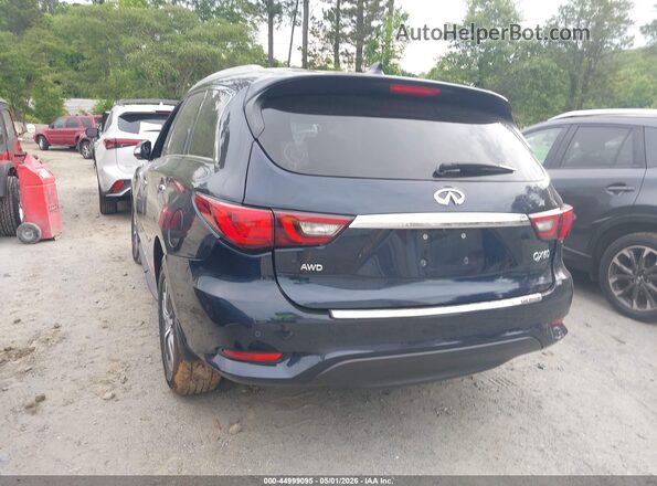 5N1DL0MM8LC502503 2020 INFINITI QX60 Blue Trasero izquierdo