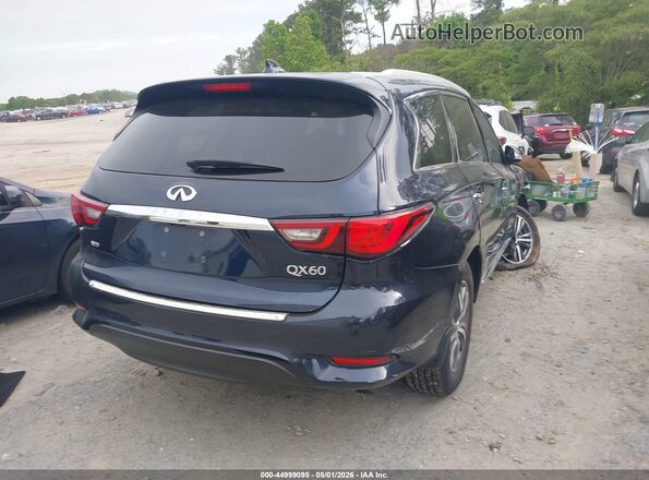 5N1DL0MM8LC502503 2020 INFINITI QX60 Blue Trasero derecho
