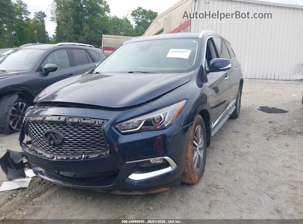 5N1DL0MM8LC502503 2020 INFINITI QX60 Blue Vista tres cuartos delantera izquierda