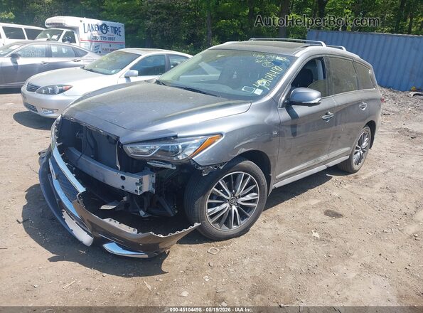 5N1DL0MM8LC545979 2020 INFINITI QX60 Серый Передняя левая четверть