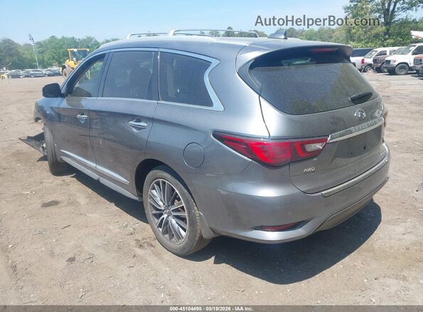 5N1DL0MM8LC545979 2020 INFINITI QX60 Серый Задняя левая четверть