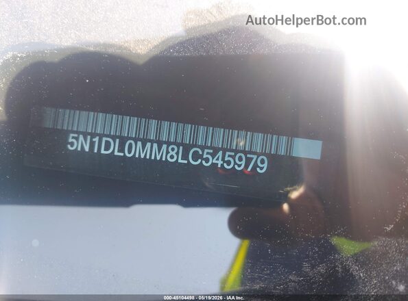 5N1DL0MM8LC545979 2020 INFINITI QX60 Серый 
