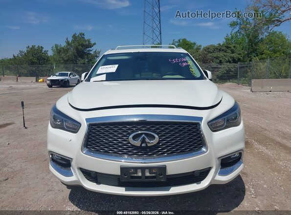 5N1DL0MM9HC505062 2017 INFINITI QX60 White Вид спереду