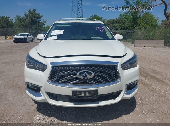 5N1DL0MM9HC505062 2017 INFINITI QX60 White Вид щитка приладів